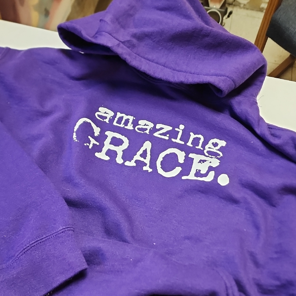 Purple Amazing Grace Hoodie Medium